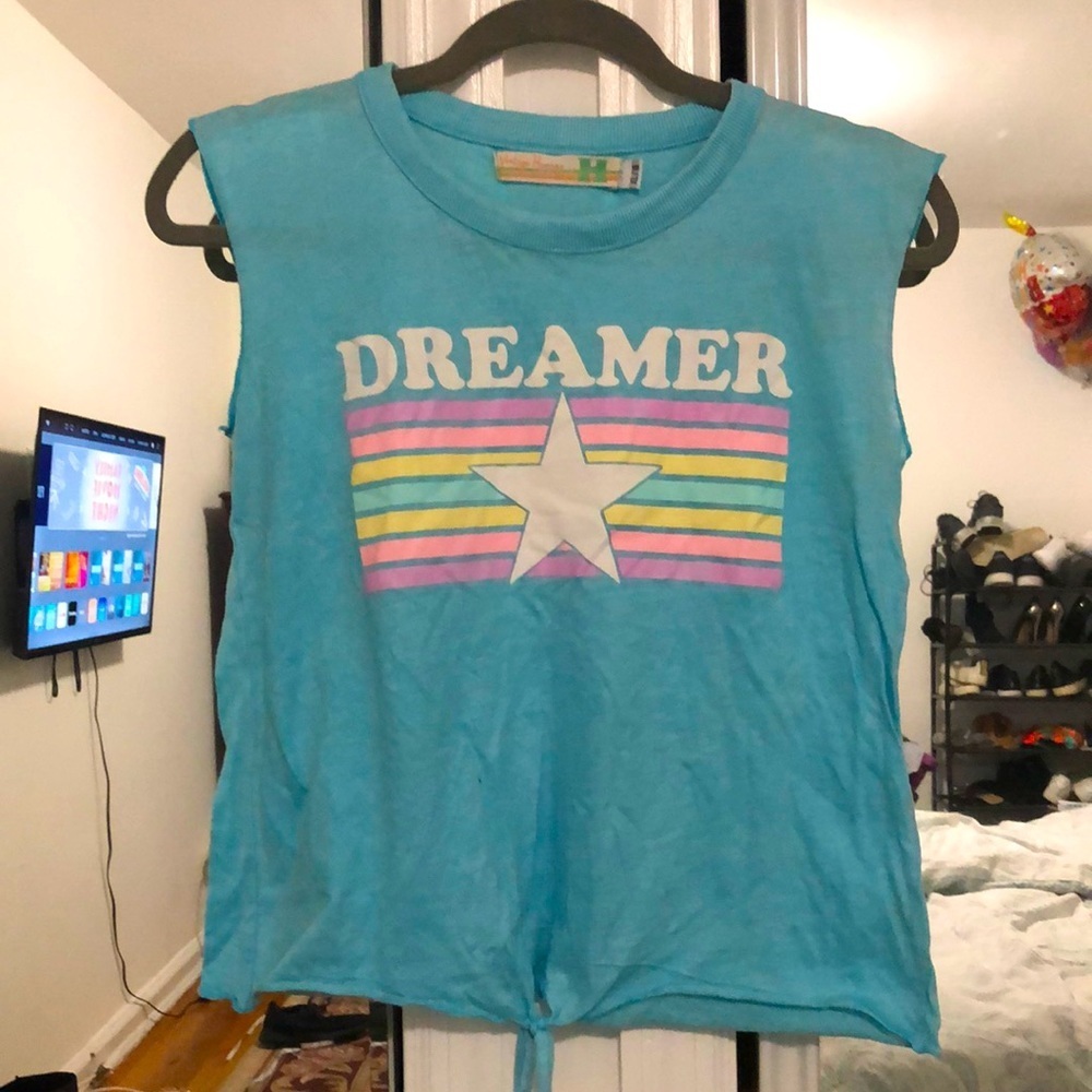 Vintage Havana girls dreamer rainbow tank